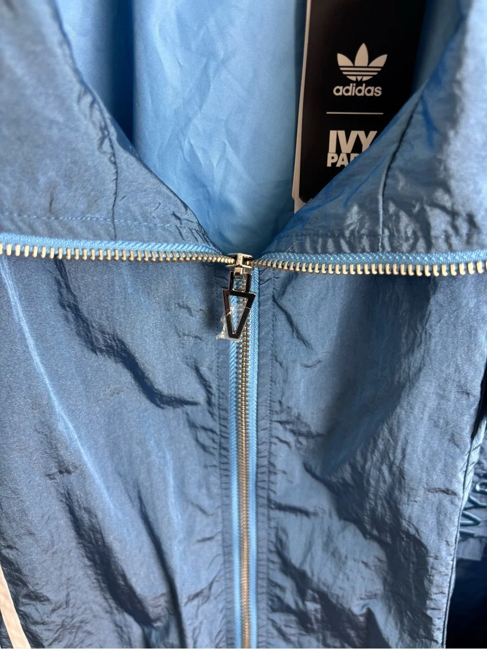 Adidas × IVY PARK Blue Nylon Track Jacket and Pants Size 2XL NWT